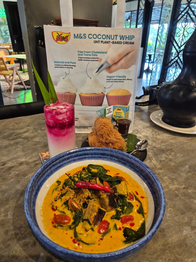 Dishes created by a partner restaurant using M&S coconut products